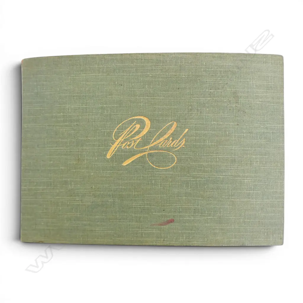 EDWARDIAN POST CARD ALBUM ALL NZ 110 PLUS CARDS Image 1++