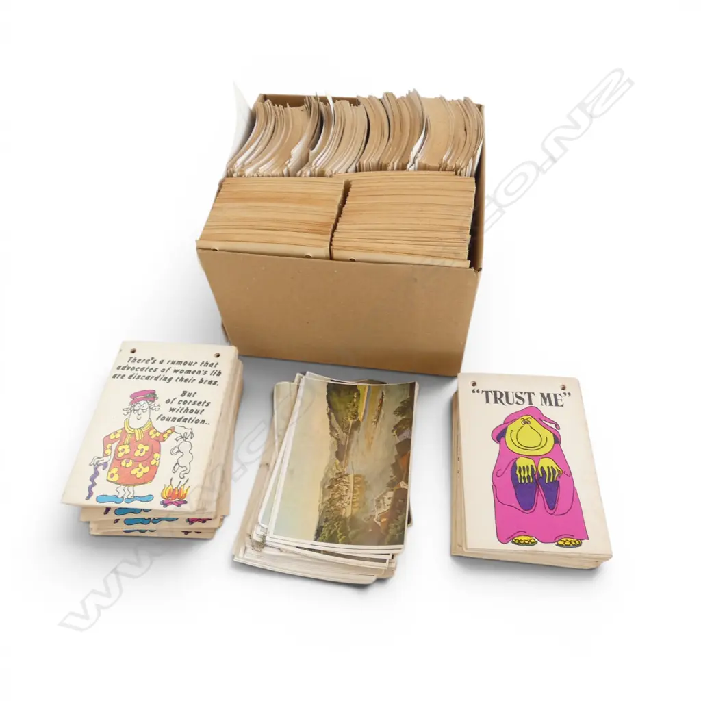 COLLECTION OF ASST. EUROPEAN POSTCARDS + OTHER CARDS Image 1++