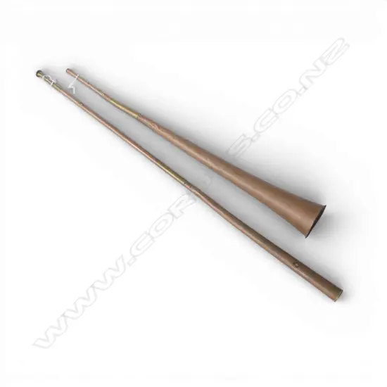 2 PCES COPPER HORN L.1075/900mm