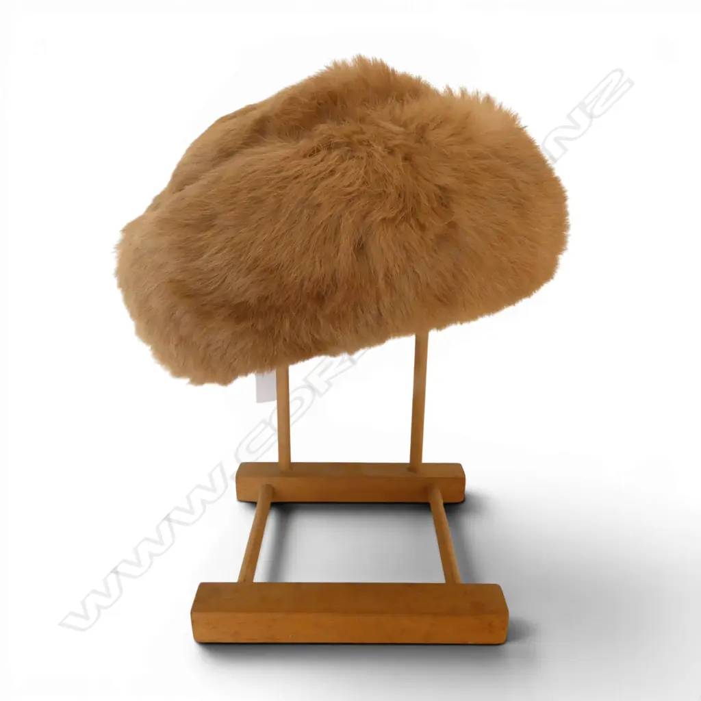 BROWN RABBIT FUR HAT Image 1++