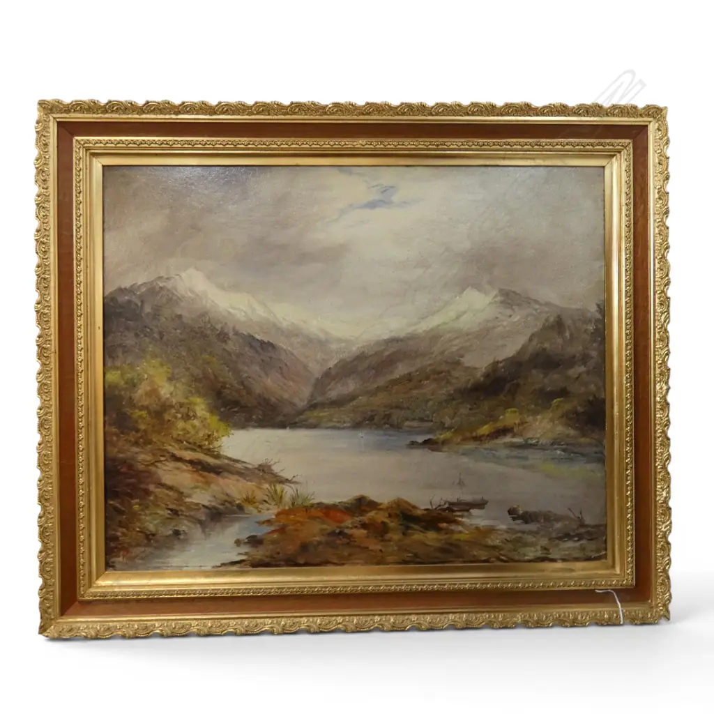 RO PASOV, UNTITLED LANDSCAPE, OIL ON BOARD, 600x750mm Image 1++