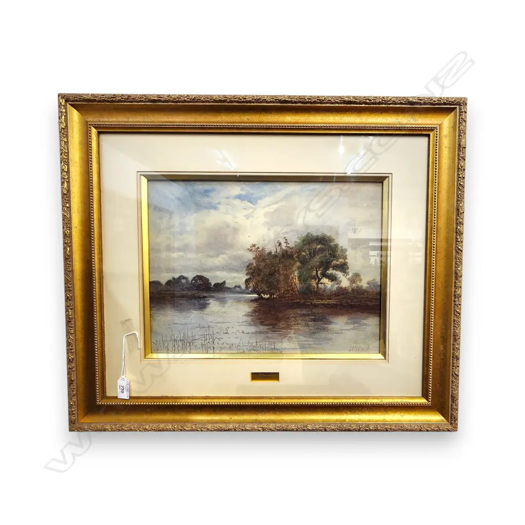 JOHN CUTHBERT SALMON, 'NEAR WHITCHURCH', WATERCOLOUR, 290 x 380mm Image 1++
