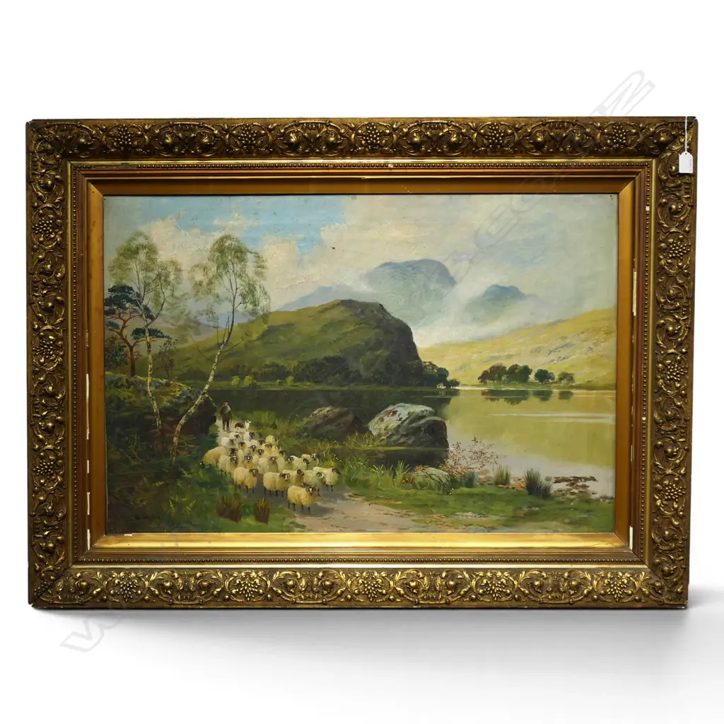 J. MIDDLETON, 'LOCH MORAR ROSSAIRE', OIL ON CANVAS, 1903 600 x 910mm Image 1++