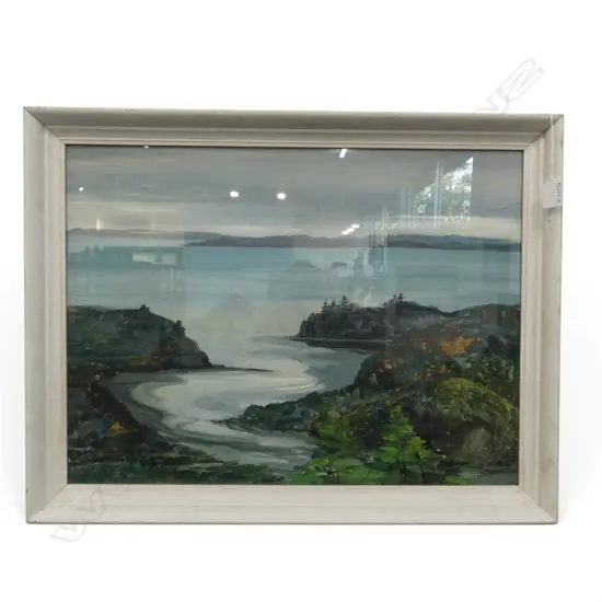 JACK CRIPPEN, 'LITTLE MUDDY CREEK, TITIRANGI', ACRYLIC, SIGNED & TITLED, 445 X 595mm