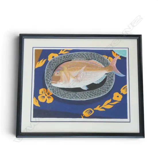 TOM BURNETT 'SNAPPER' SCREEN PRINT 162/180 SIGNED & DATED '93 505x660mm