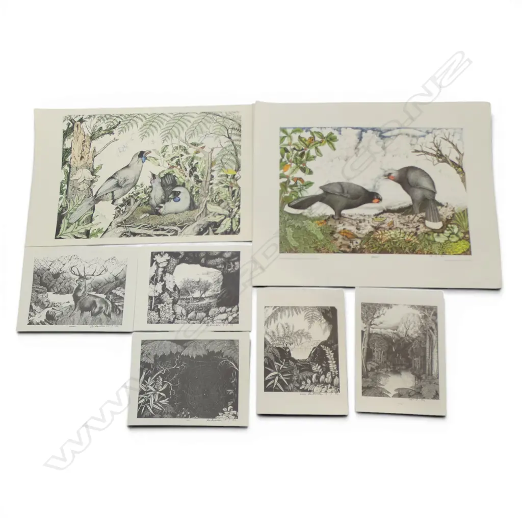 5 & 2 REI HAMMOND UNFRAMED PRINTS Image 1++