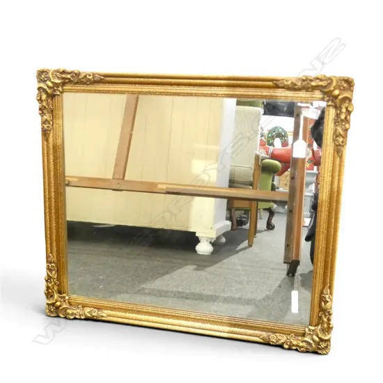 GILT FRAMED MIRROR H700 W600MM