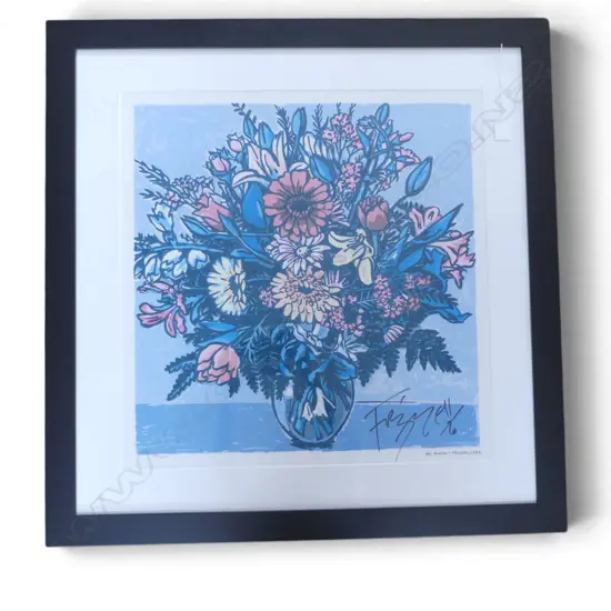 DICK FRIZZELL 'BIG BUNCH' SIGNED PRINT 565x550mm