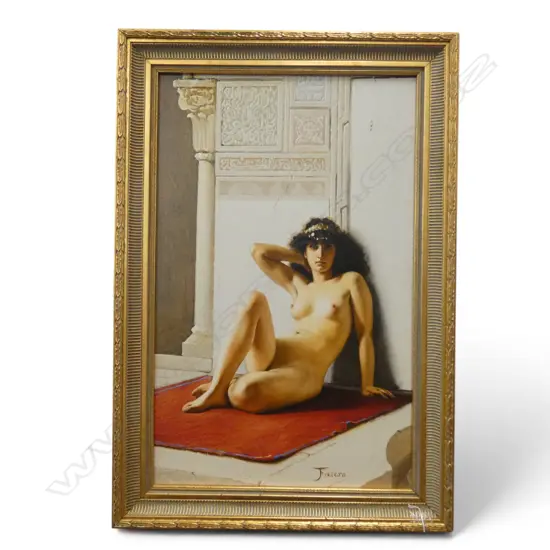 LUIS RICARDO FALERO 'THE FAVOURITE' (1895) DIGITAL PRINT ON CANVAS BOARD 745x465mm