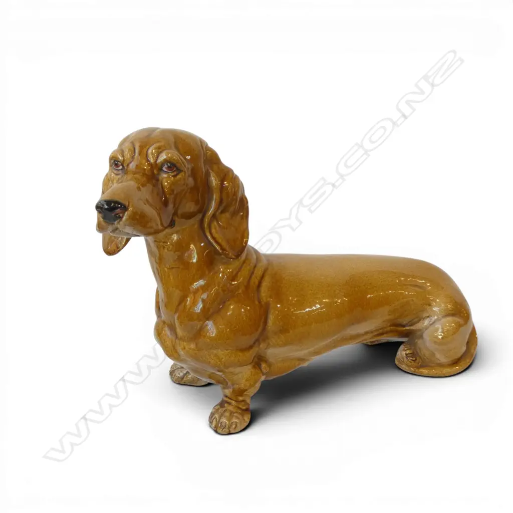ITALIAN CERAMIC SAUSAGE DOG L.600mm Image 1++