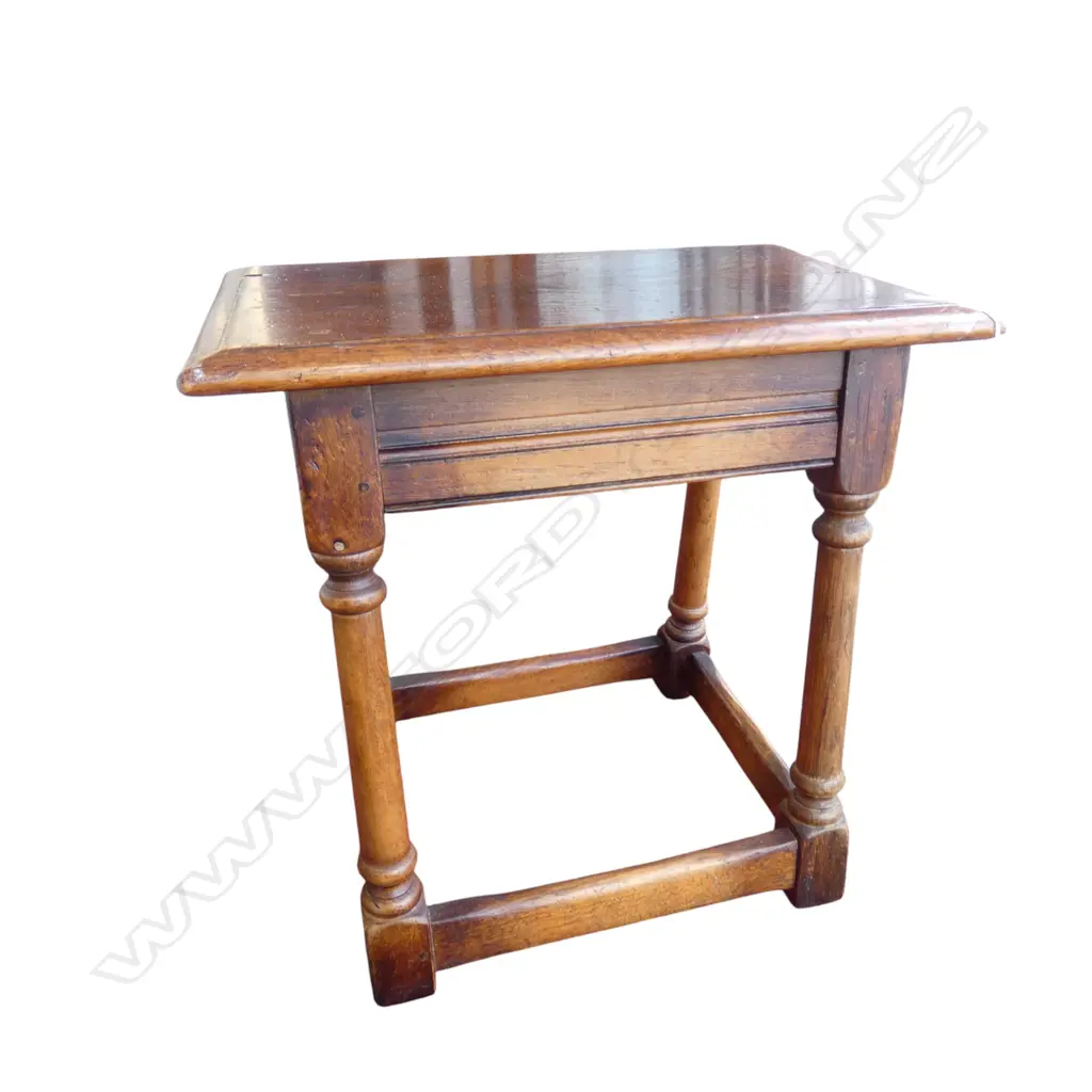 OAK JOINT STOOL 460x285x460mm Image 1++