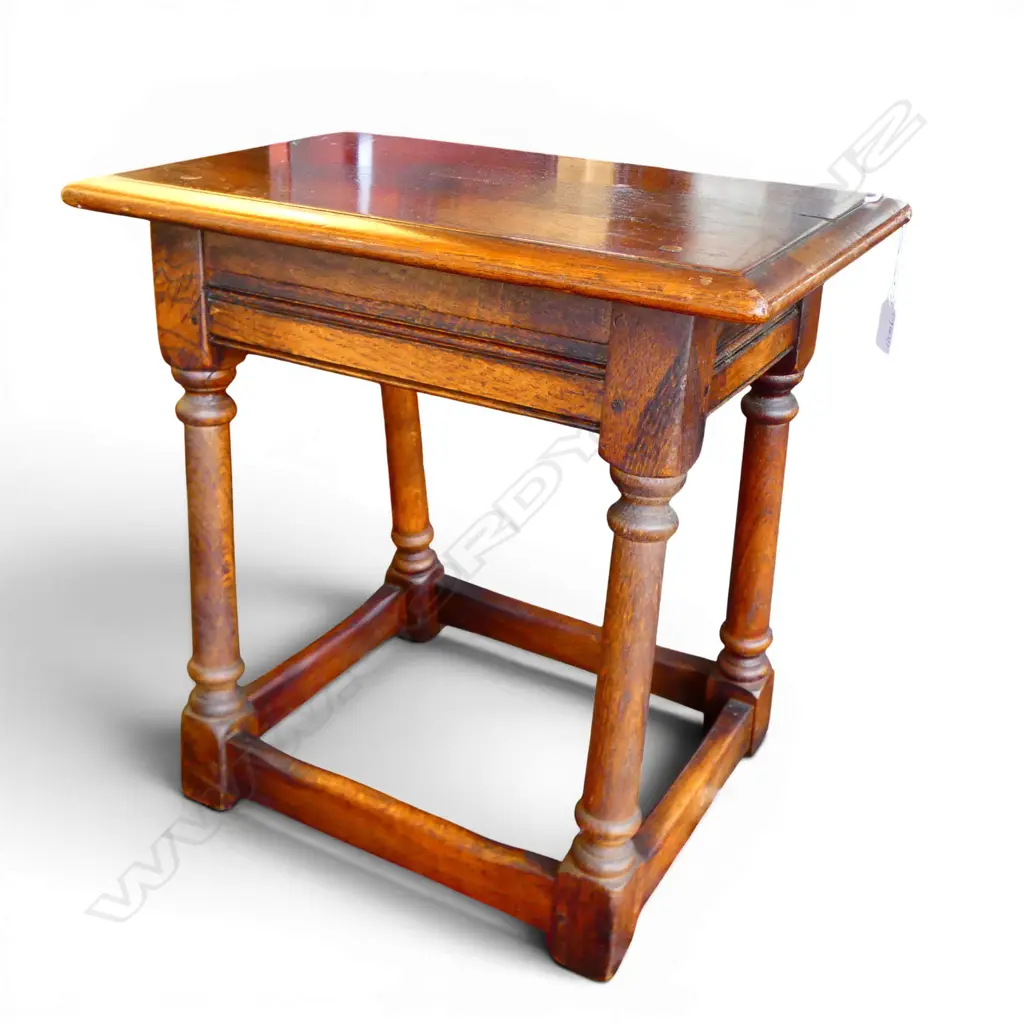 OAK JOINT STOOL 460x285x460mm Image 1++