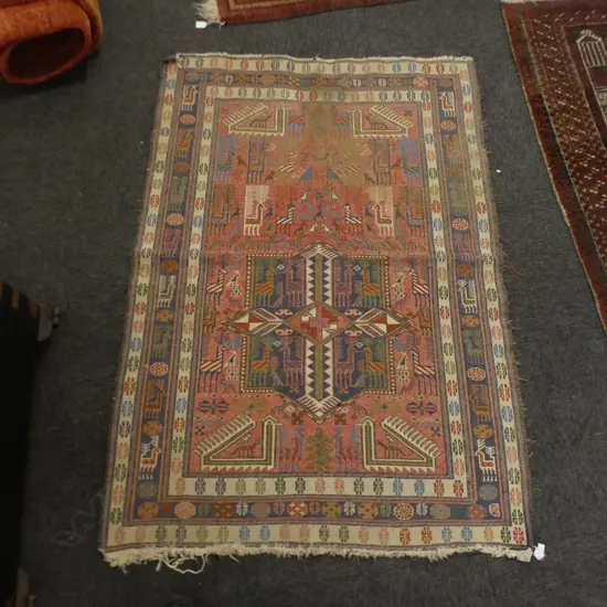 CAUCASIAN AKSTAFA FLAT WEAVE RUG 1550x1100mm