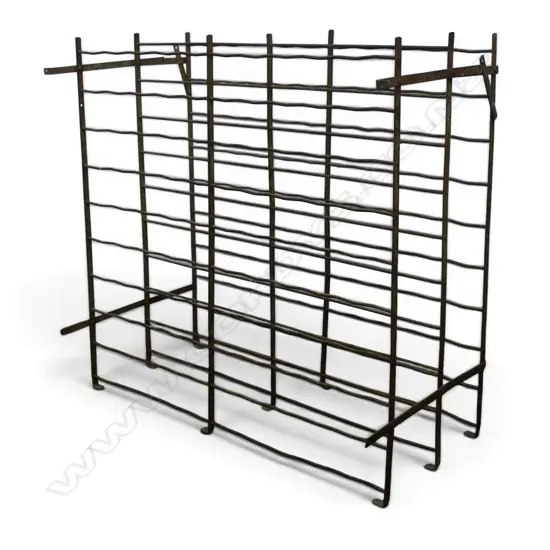 VINTAGE FRENCH METAL WINE RACK 1030x450x1050mm