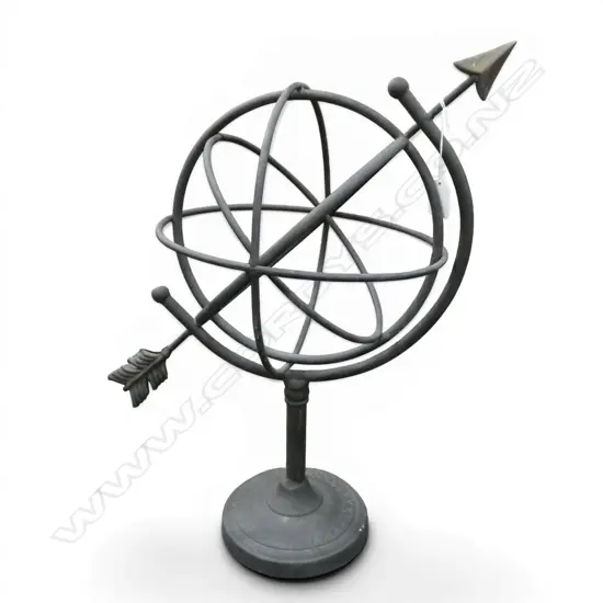 METAL ARMILLARY SPHERE