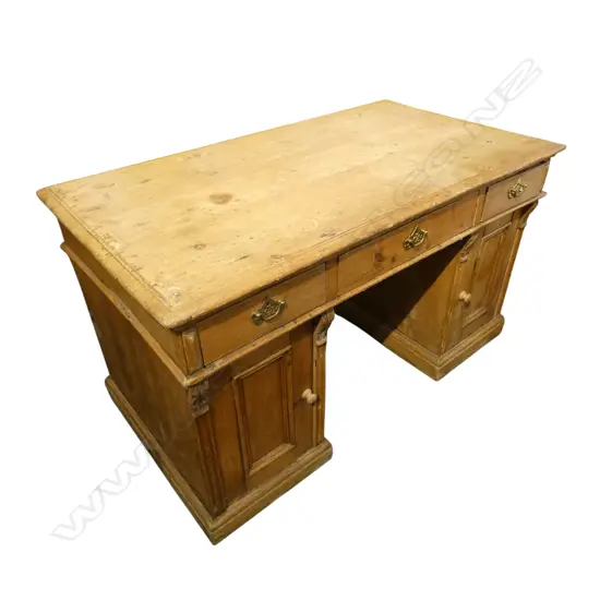 ANTIQUE PINE DESK 1415x785x810mm