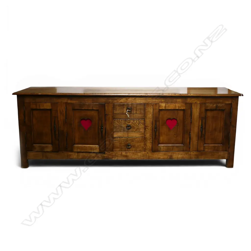 EARLY 20thC FRENCH BUFFET 2410x535x820mm Image 1++