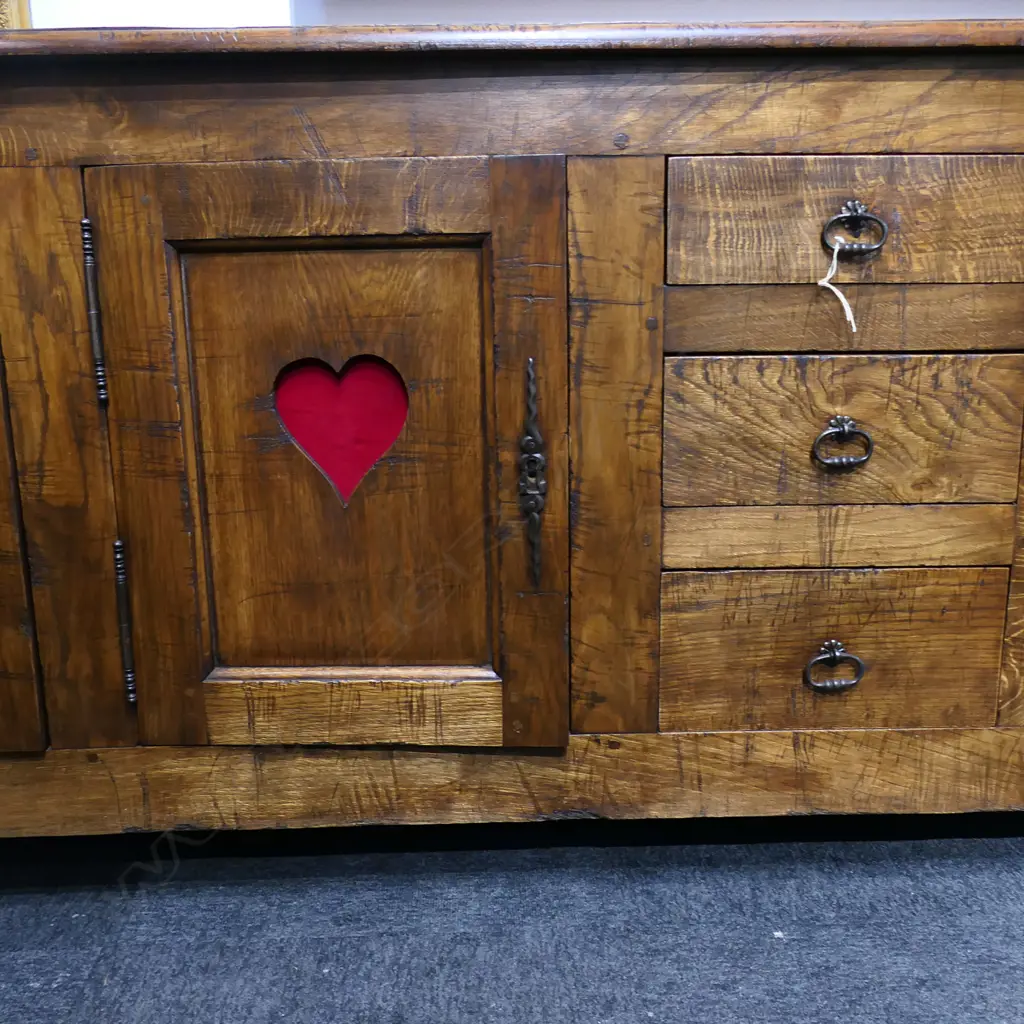 EARLY 20thC FRENCH BUFFET 2410x535x820mm Image 1++