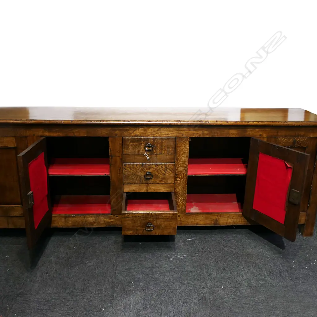 EARLY 20thC FRENCH BUFFET 2410x535x820mm Image 1++