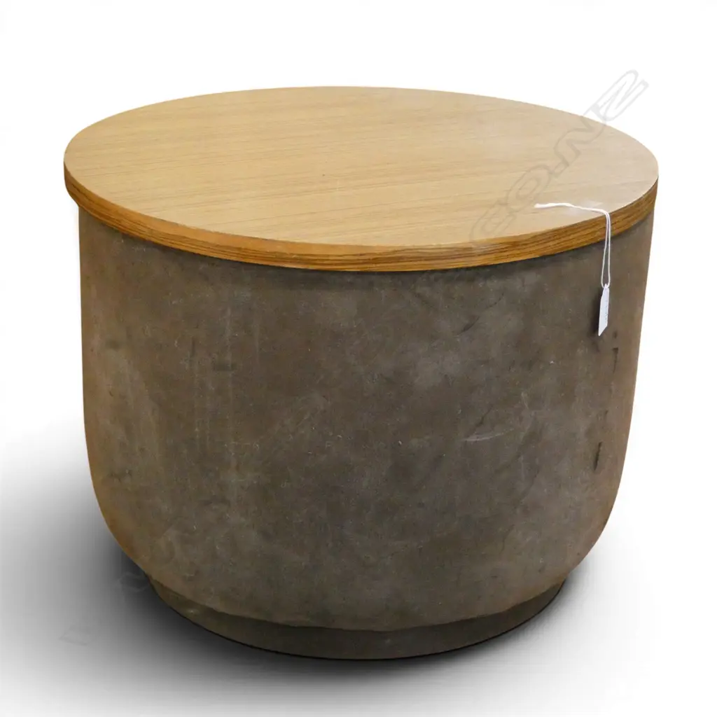 SIDE TABLE (LID OPENS) H.355mm, 470mm dia Image 1++
