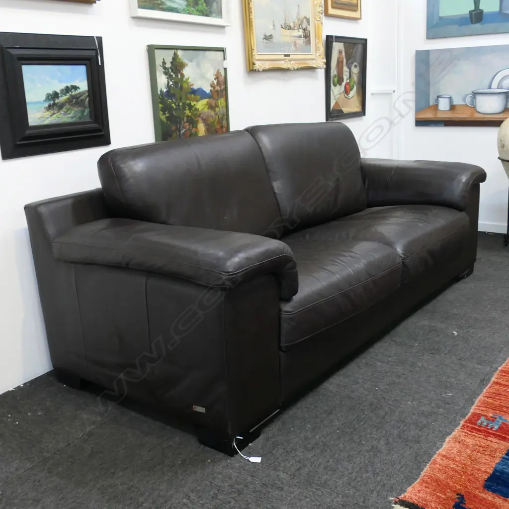 VIOLINO LEATHER SOFA 2250x970x870mm Image 1++