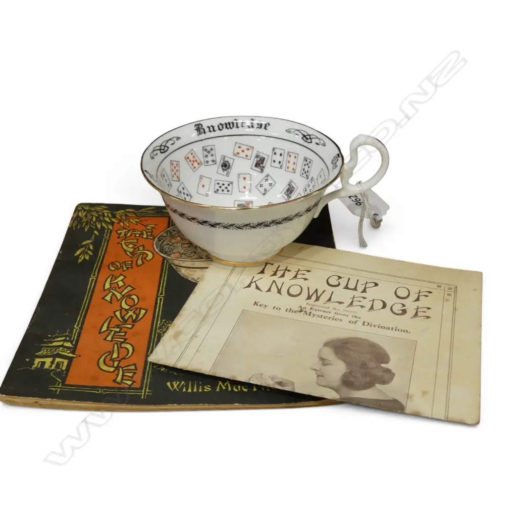 AYNSLEY CUP OF KNOWLEDGE & 2 INSTUCTION BOOKLETS Image 1++