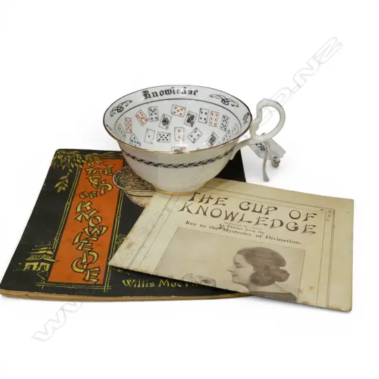 AYNSLEY CUP OF KNOWLEDGE & 2 INSTUCTION BOOKLETS