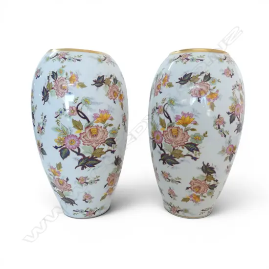 PR KPM GERMANY PORCELAIN VASES H.335mm
