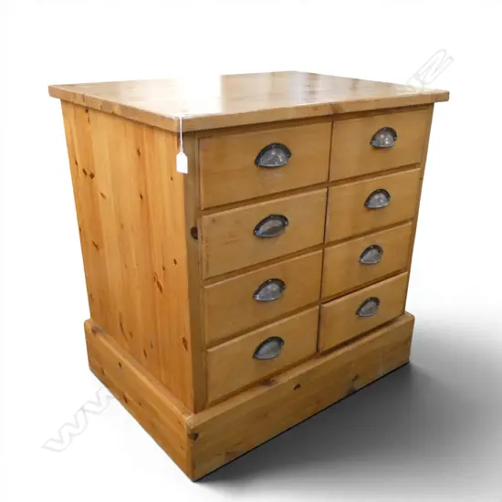 PINE 8 DRAWER CHEST 810x595x830mm