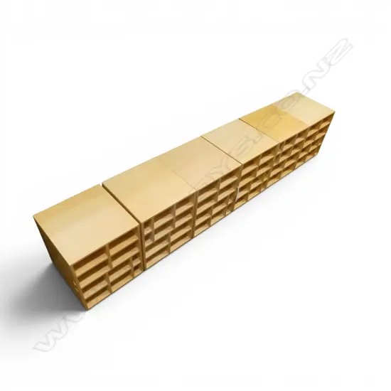 6 PCE STORAGE SYSTEM; EACH PIECE 250x255x290mm
