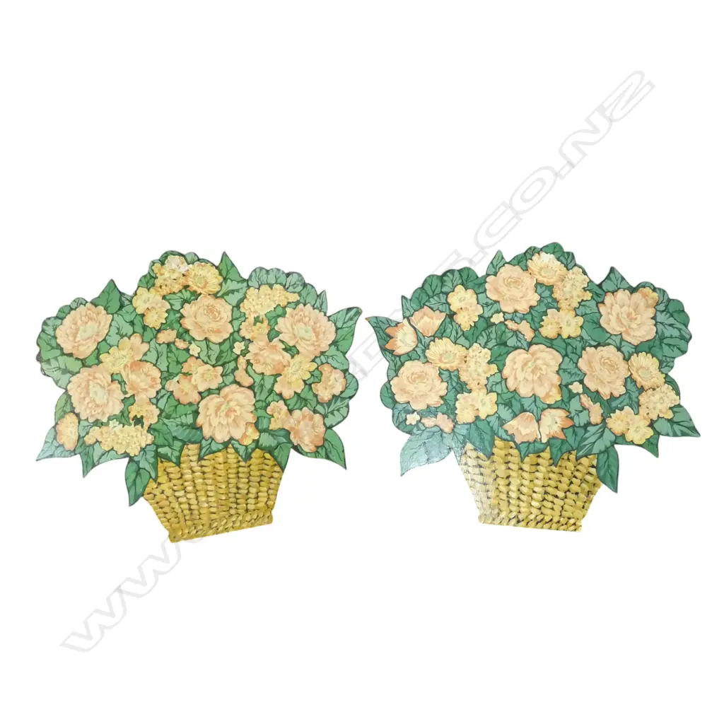 PR PAINTED FLORAL SCREENS 540x620mm Image 1++