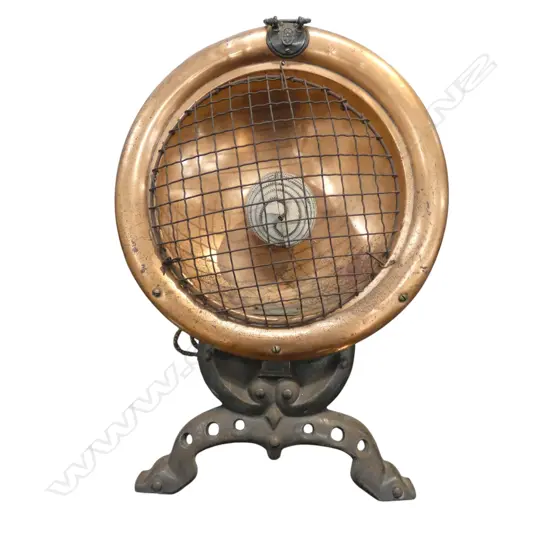 VINTAGE ELECTRIC HEATER 'C. W. WINTERBOTHAM' H.490mm