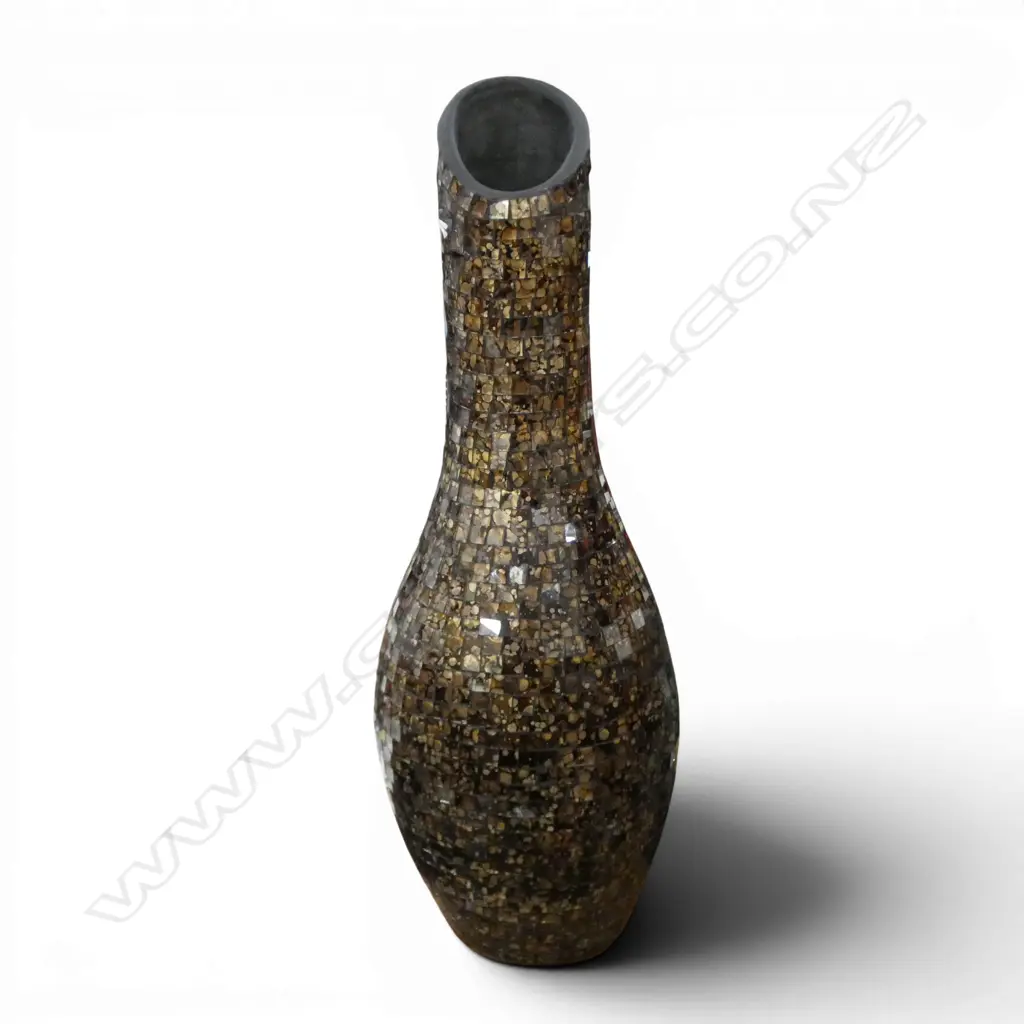 INDONESION MOSAIC GLASS VASE H530MM Image 1++