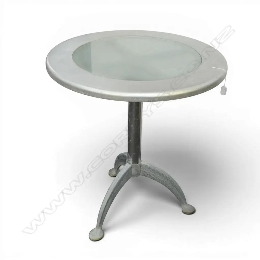 ALUMINIUM SIDE TABLE H.770mm, 690mm Image 1++
