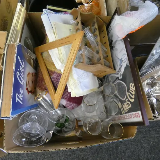 ASST. GLASSWARE ETC