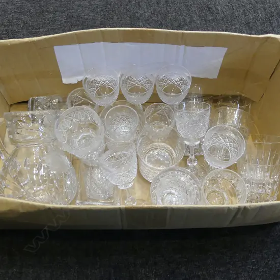 ASST. CRYSTAL GLASSES