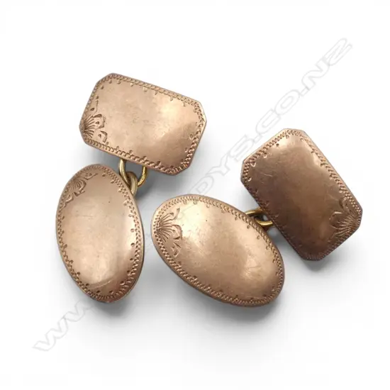 9CT CUFFLINKS W.4.8G