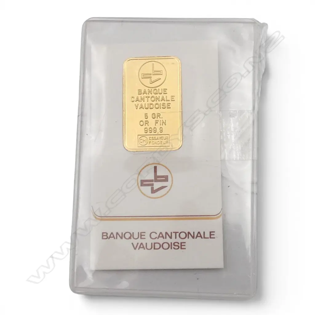 5 GRAM 99 GOLD INGOT Image 1++