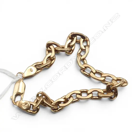9CT BRACELET L.185mm 12.6gms