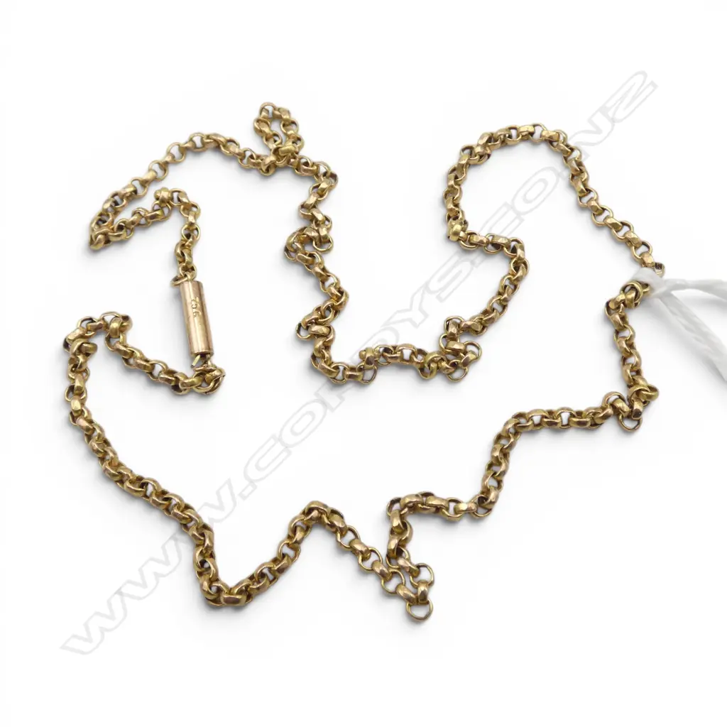 9CT CHAIN L.440mm 4.1gms Image 1++