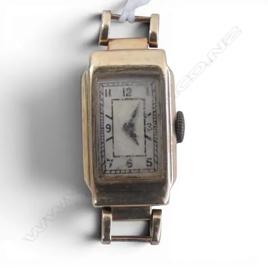 LADIES SWISS WRIST WATCH NO STRAP 9CT GOLD 4GMS