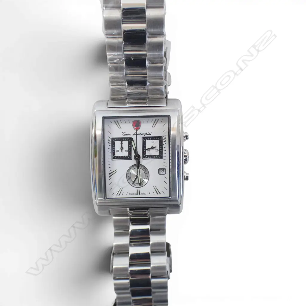 TONINO LAMBORGHINI MEN'S WRIST WATCH with box + papers + tags Image 1++