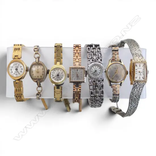 7 VINTAGE LADIES WRISTWATCHES