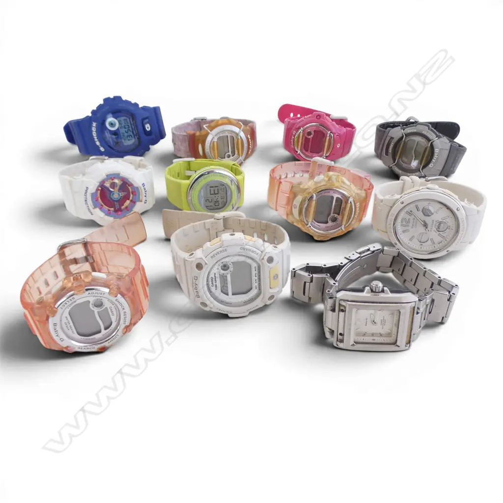 BULK LOT OF CASIO WRISTWATCHES 2 STILL LIVE Image 1++