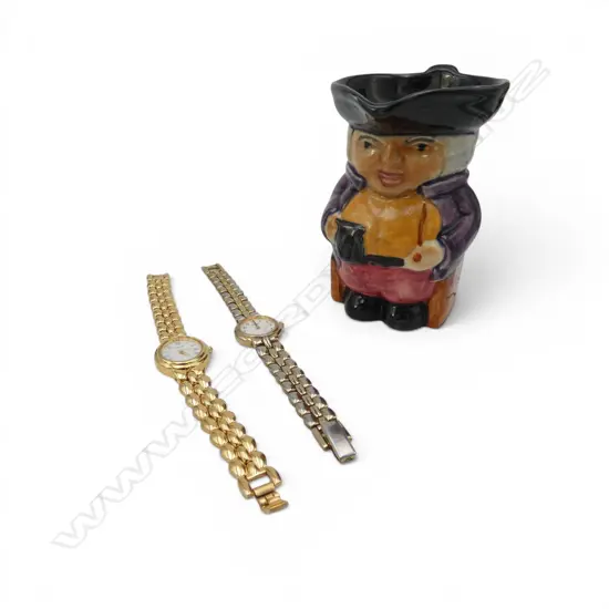 2 LADIES WRISTWATCHES CITIZEN & LORUS WITH CHARACTER JUG H100MM