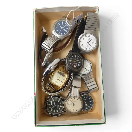 10  MENS WRISTWATCHES