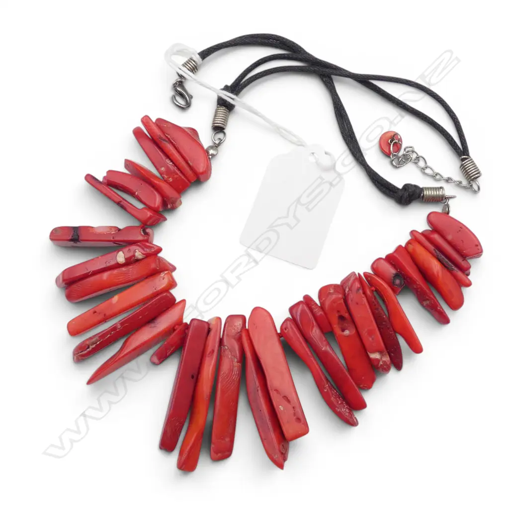 RED CORAL NECKLACE Image 1++