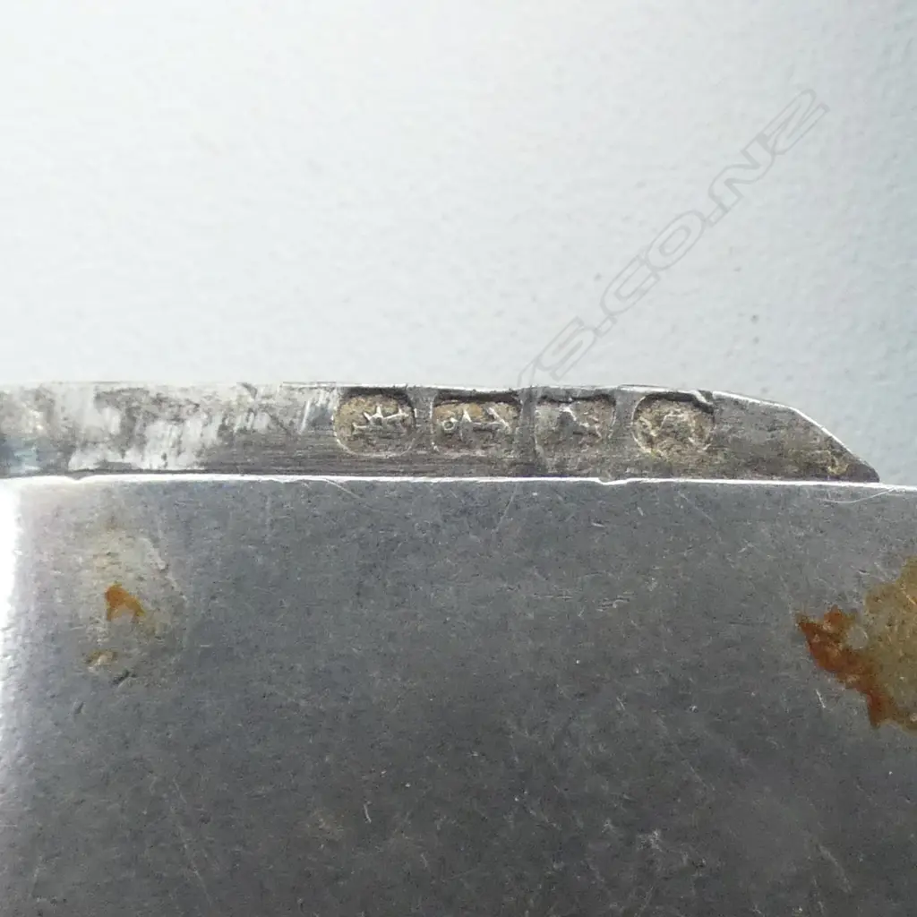 Birmingham 1884 uncommon SILVER  VESTA man jumping over fence 15.8gms Image 1++