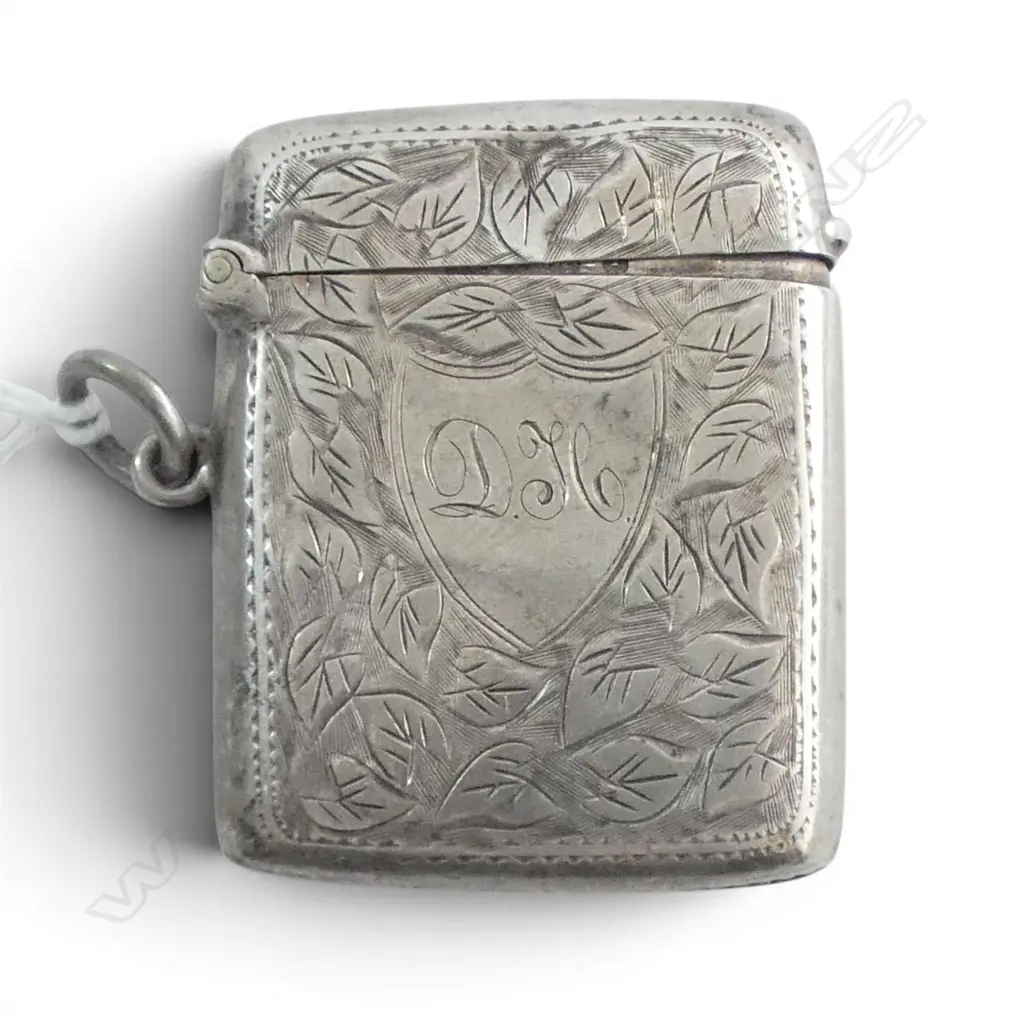 Birmingham 1910 SILVER VESTA 21gms Image 1++