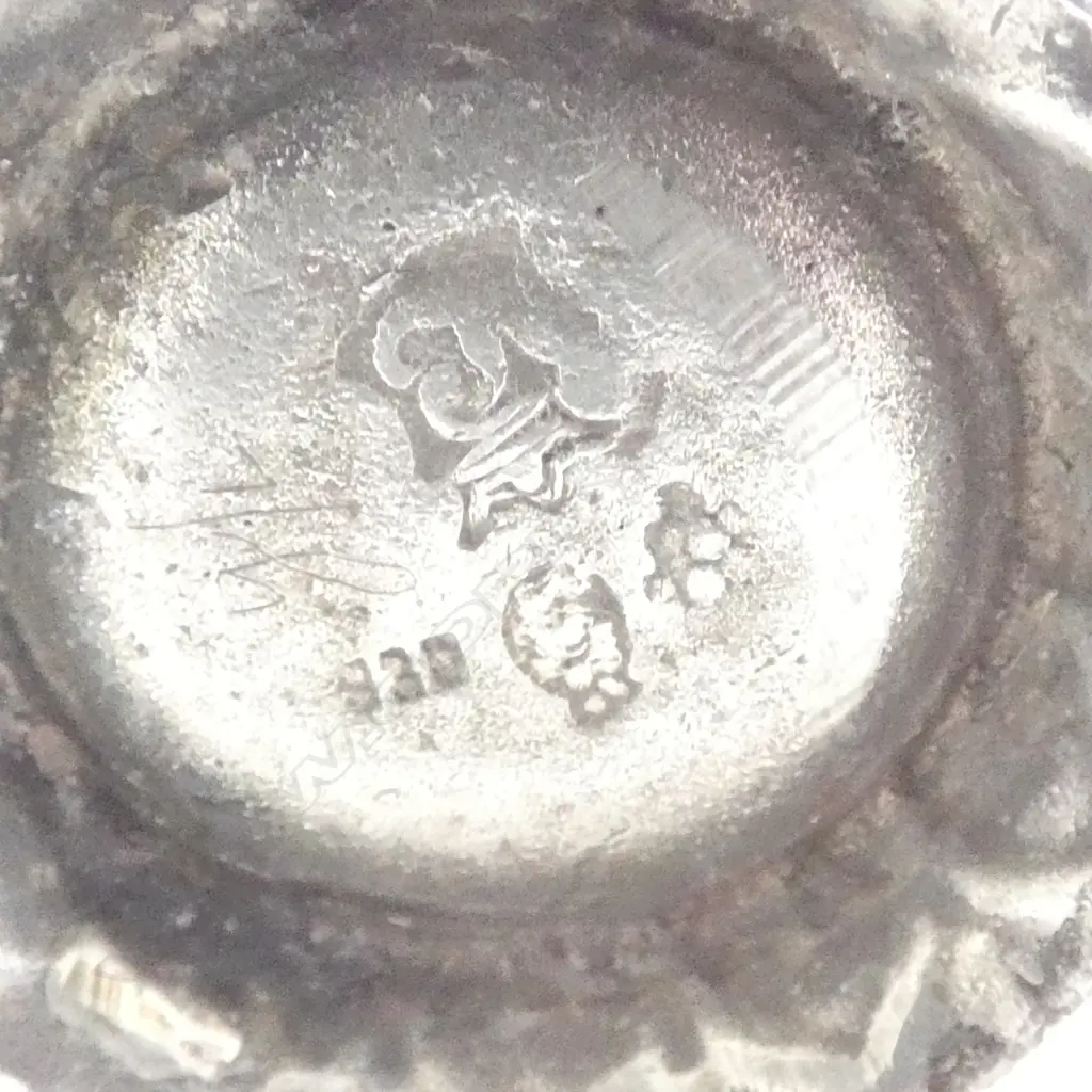 930 STANDARD FRENCH SILVER MINITURE WATERING CAN 22.6GMS Image 1++